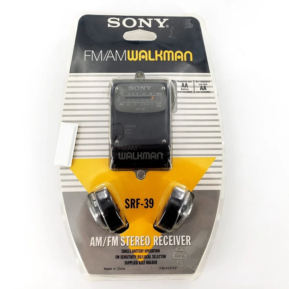 Sony Walkman SRF-49 FM/AM Stereo Radio Brand New Sealed **Damaged Packaging**